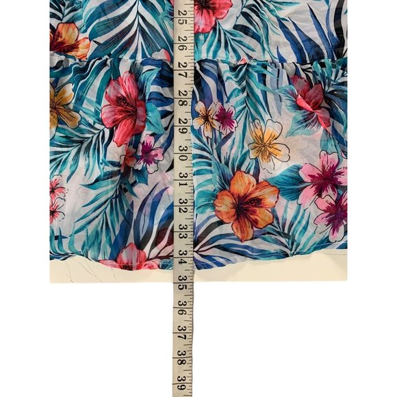 Floral Print Swim Cover-Up - Picture 3 of 5